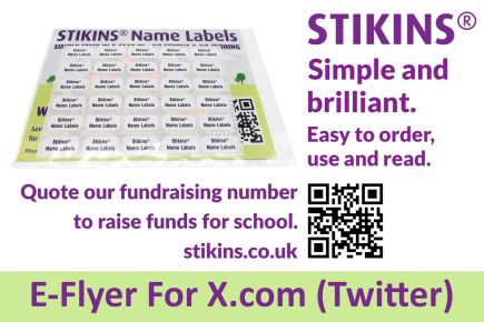 Stikins E-flyer For X.com (Twitter) Accounts