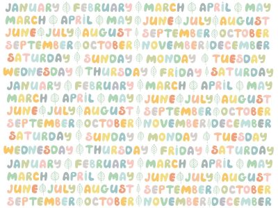 Discover How The Months & Days Were Named With Stikins® Name Labels