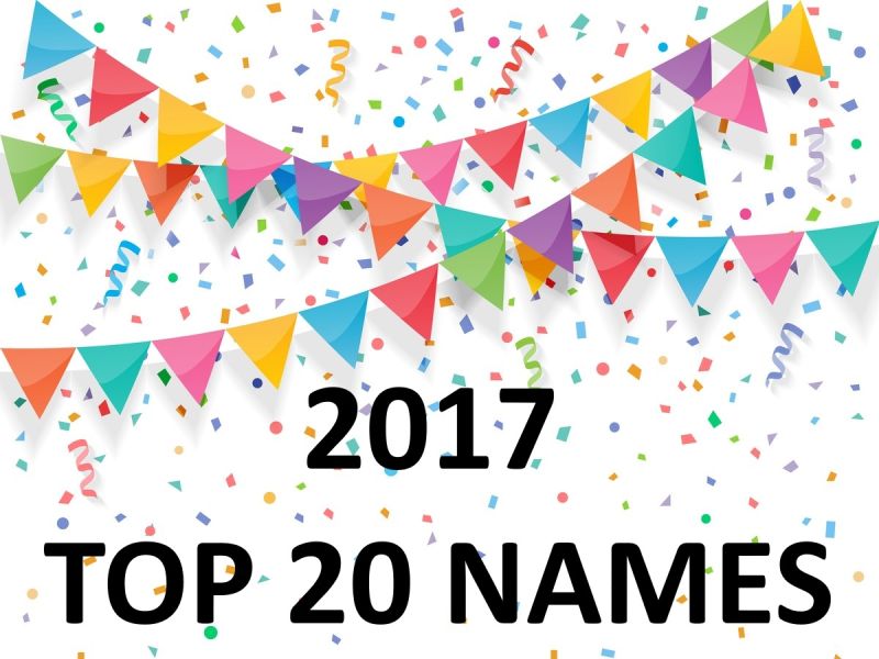 The Most Popular Names Of 2017