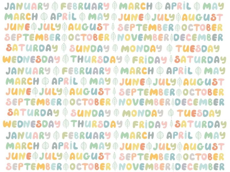 Discover How The Months & Days Were Named With Stikins® Name Labels