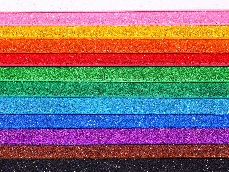 Painting by Names; Colourful Names For Black & White Name Labels