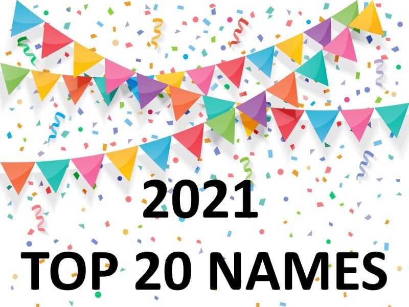 The Most Popular Names Of 2021